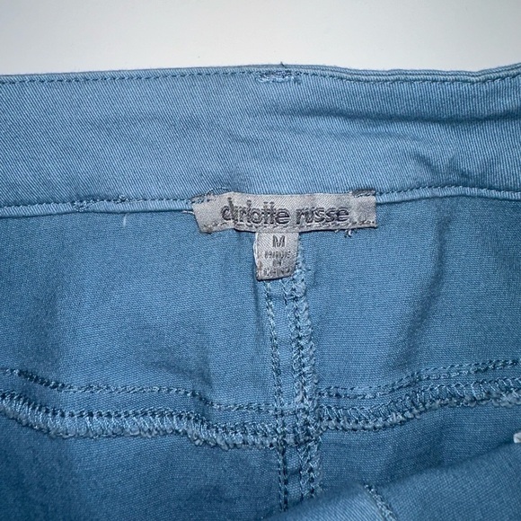 Charlotte Russe Women’s Denim Look Mini Skirt Size M Faux Denim Y2K - Picture 4 of 6